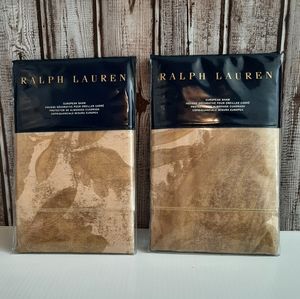 Ralph Lauren Weston Park Attley Euro shams Gold